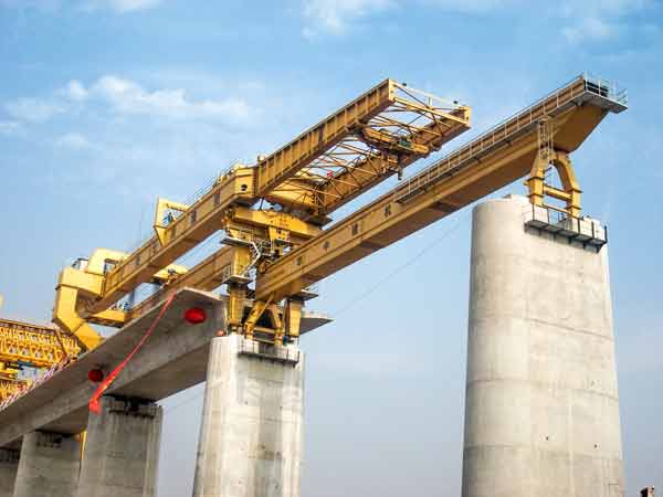 Bridge Girder Erection Machine for High Speed Railway