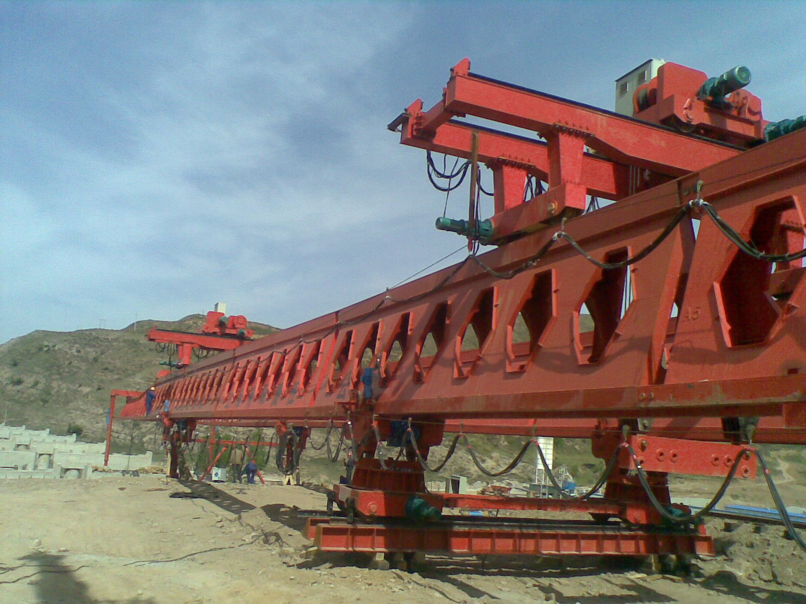 main structure of HZQ50/160 bridge building crane